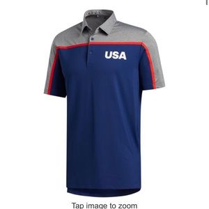 BRAND NEW Adidas USA Golf Polo